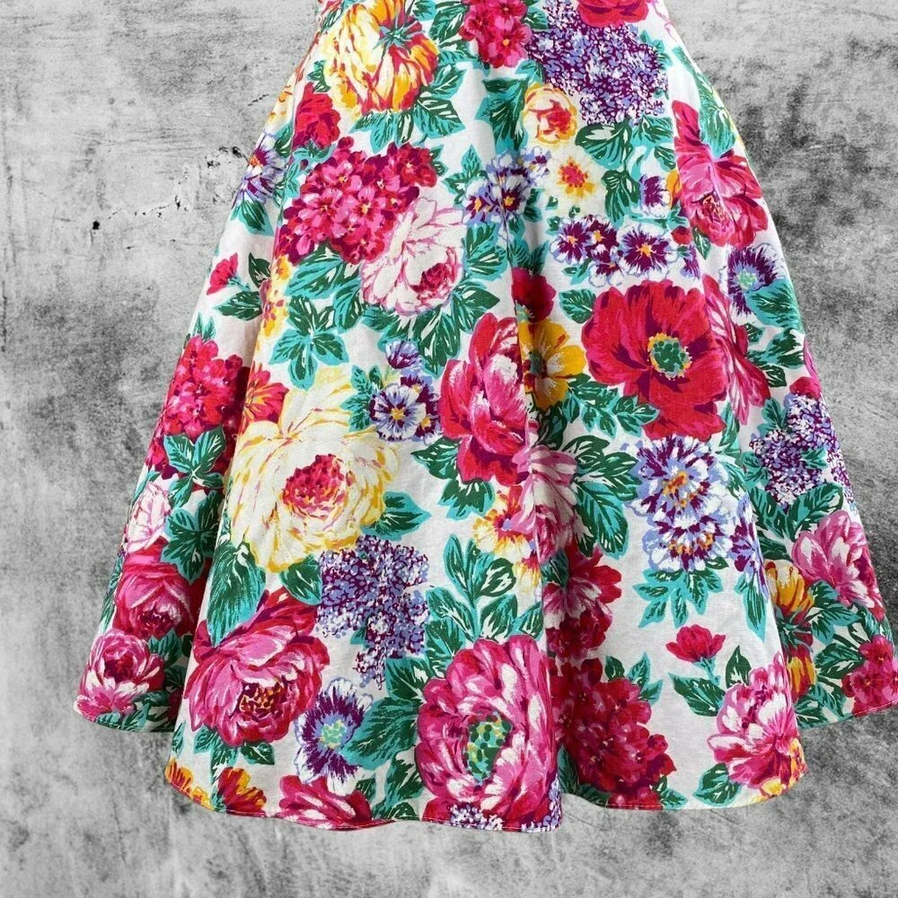 VTG RSVP Floral A-line Dress